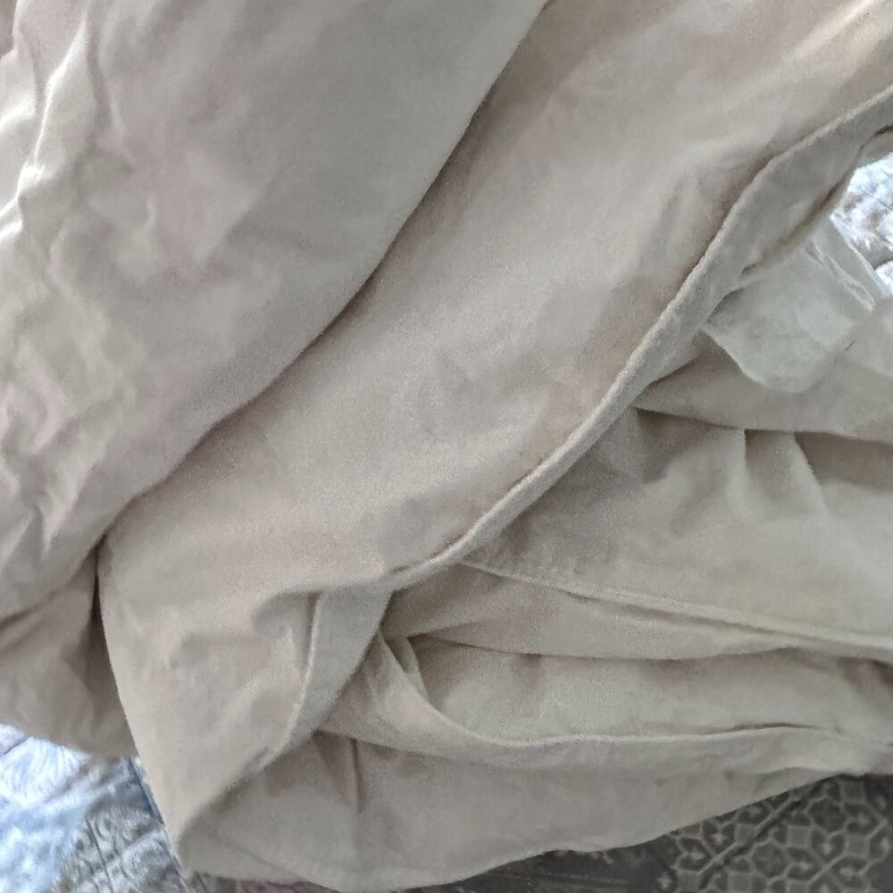 IAM Goose Down Comforter,  Cotton White (Queen-90x80) 50% Down Fiber, 30% Down